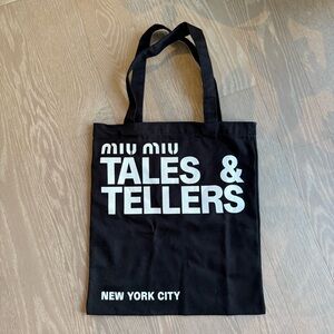 Miu Miu Tales & Tellers Limited Edition Tote Bag - New York City 2025 Exclusive